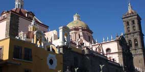 Puebla's Cathedral Dominates the Main Square