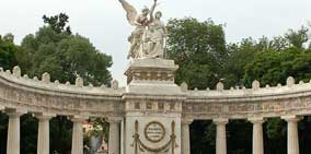 Monument to Benito Juarez in the Alameda